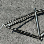 MAXZONE 27.5 CHROMOLY STEEL FINISH 1.0 SMALL SILVER 15.5 FRAME