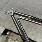 MAXZONE 27.5 CHROMOLY STEEL FINISH 1.0 SMALL SILVER 15.5 FRAME
