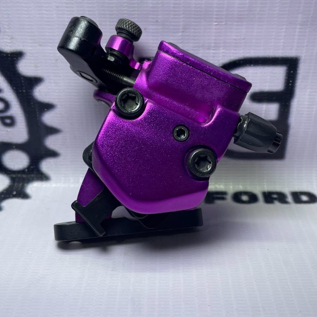 TANKE RUSH HYDRAULIC CALIPER VIOLET ( REAR ) ACTUATED DISC BRAKE CALIPER