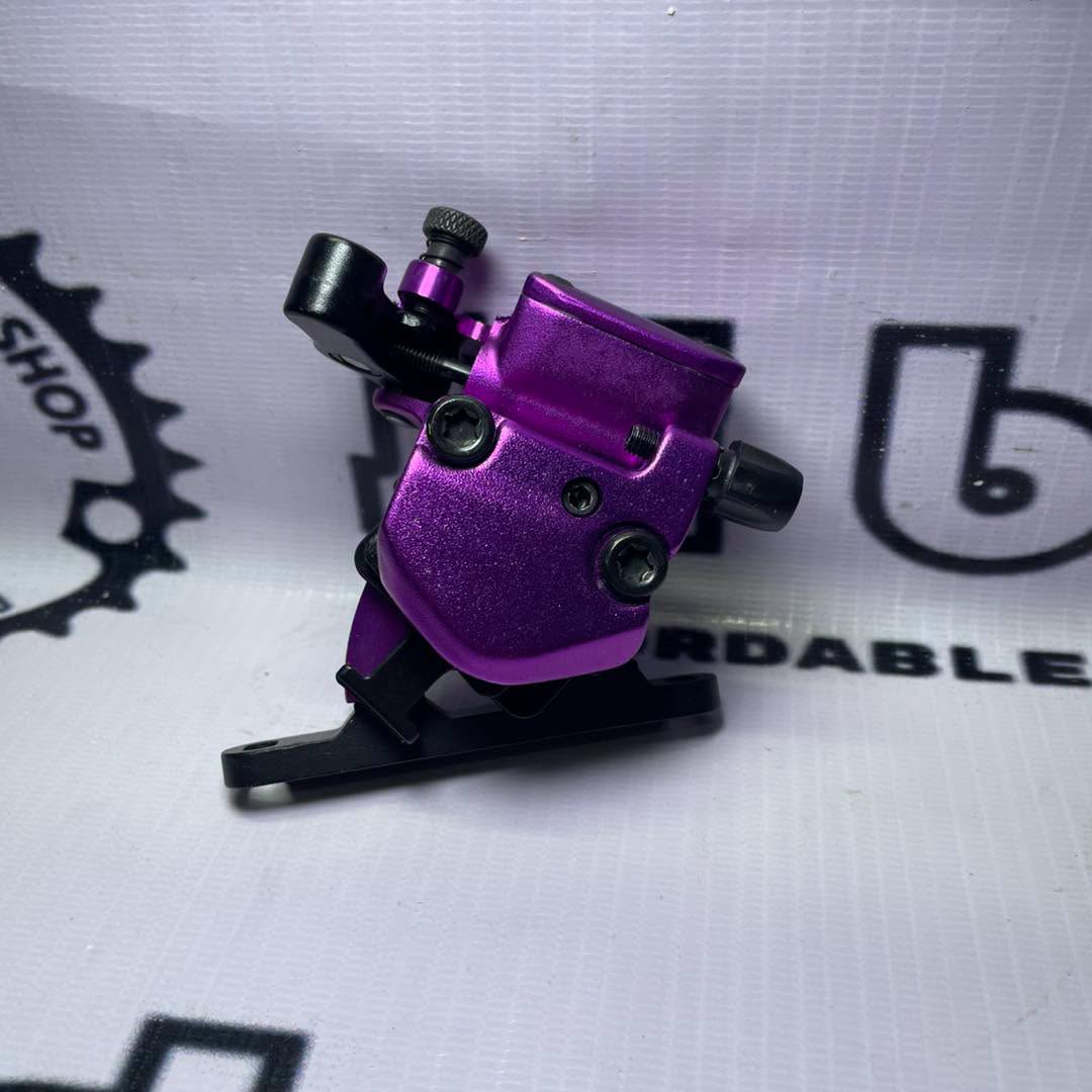 TANKE RUSH HYDRAULIC CALIPER VIOLET ( FRONT ) ACTUATED DISC BRAKE CALIPER