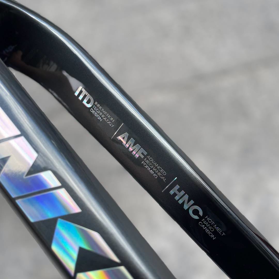 TANKE 27.5 GRAY / BLACK GLOSSY CARBON RIGID