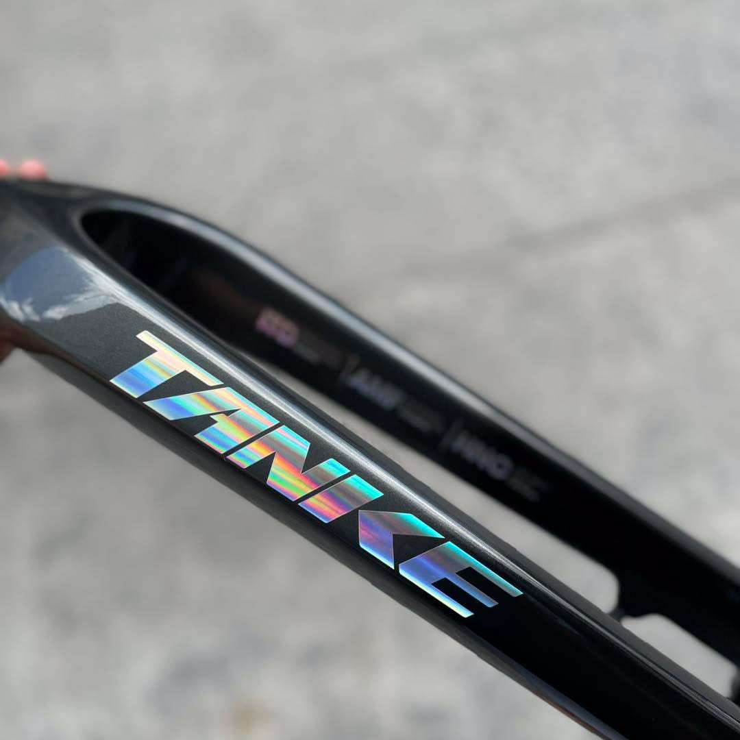TANKE 27.5 GRAY / BLACK GLOSSY CARBON RIGID