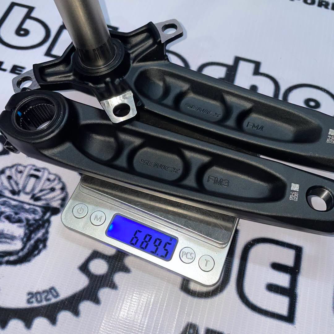SENICX CRANK ARM 104 BCD 170MM BLACK