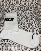 Sidi white cycling socks moisture-wicking and lightweight