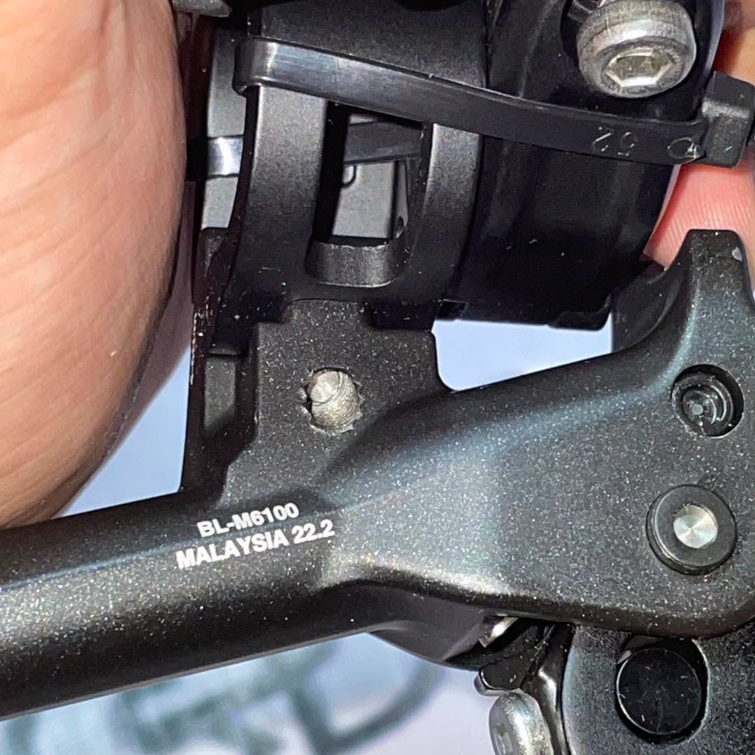 DEORE M6100 HYDRAULIC BRAKE SET DETACHABLE LEVER READY INTERNAL