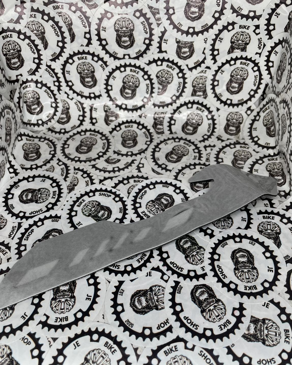 Durable Mountainpeak chainstay guard, single piece.