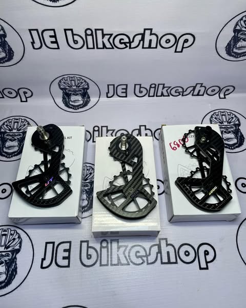 OVERSIZED CERAMIC PULLEY CARBON CAGE FOR TIAGRA, 105 AND ULTEGRA