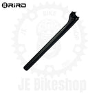 RIRO 30.8 X 400 MM SETBACK CARBON GLOSSY BLACK SEATPOST