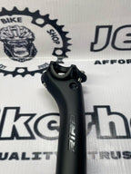 RIRO 30.8 X 400 MM SETBACK CARBON GLOSSY BLACK SEATPOST