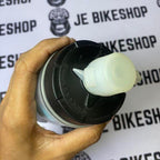 ESLNF insulated bottle in blue for hot and cold beverages on the go.