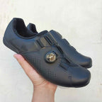 SANTIC BLACK ROAD CLEATS SHOES SIZE 40