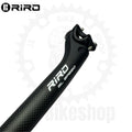 RIRO 31.6 400MM CARBON SETBACK MATTE WHITE SEATPOST