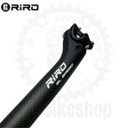 RIRO 31.6 400MM CARBON SETBACK MATTE WHITE SEATPOST