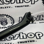 RIRO 31.6 X 350 MM CARBON SETBACK GLOSSY BLACK SEATPOST