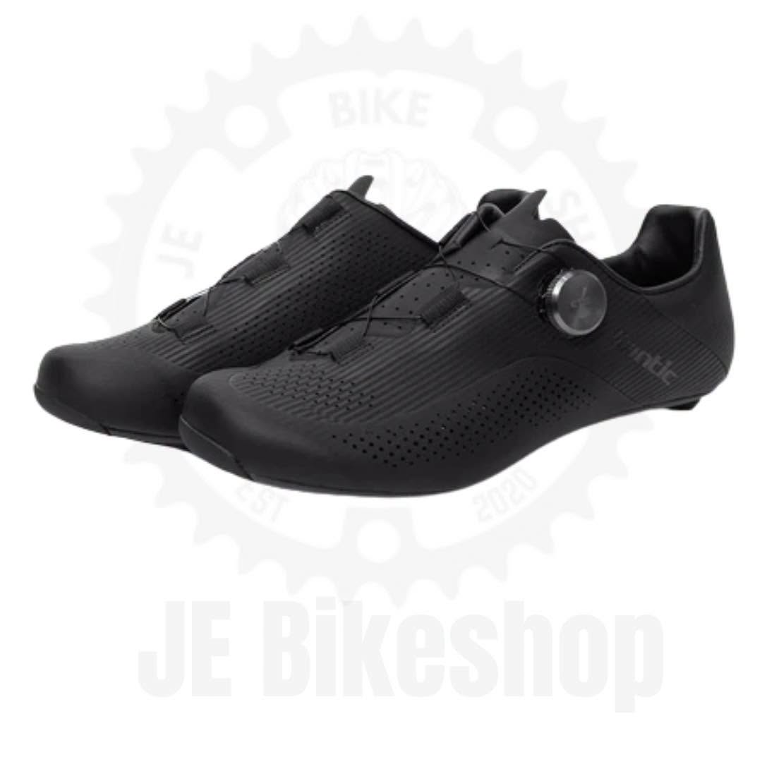 SANTIC BLACK ROAD CLEATS SHOES SIZE 40