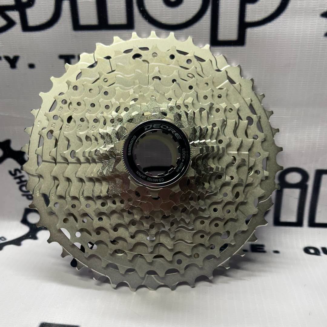 SHIMANO DEORE M4120 W SHIMANO CHAIN & M4100 11-42T COGS 10S UPKIT