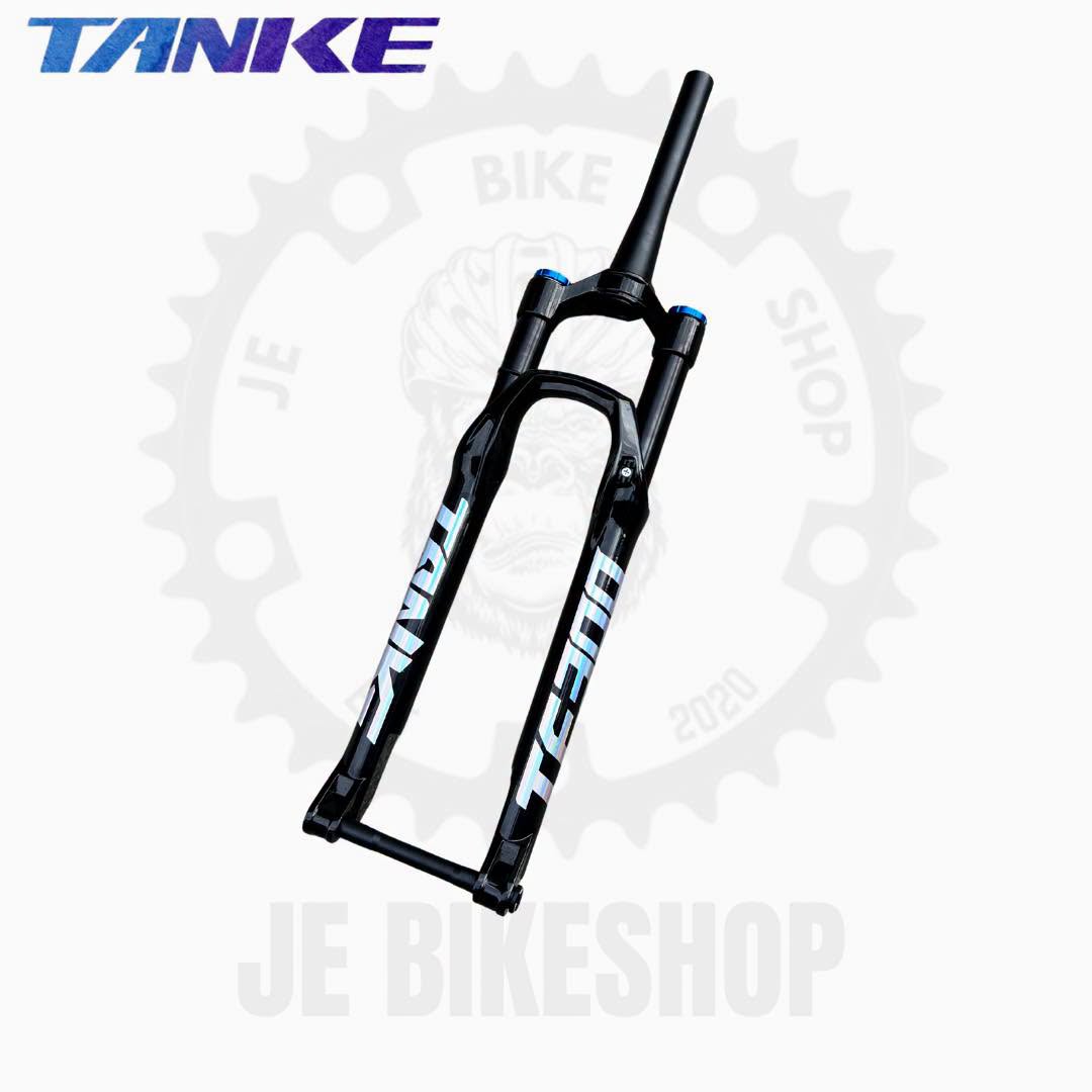 TANKE TF300 BLACK TA BOOST AIR SUSPENSION FORK 27.5 + FITS IN 29ER 80MM TRAVEL