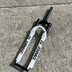 TANKE 32 29ER WHITE NON TAPERED QR AIR FORK 120MM TRAVEL