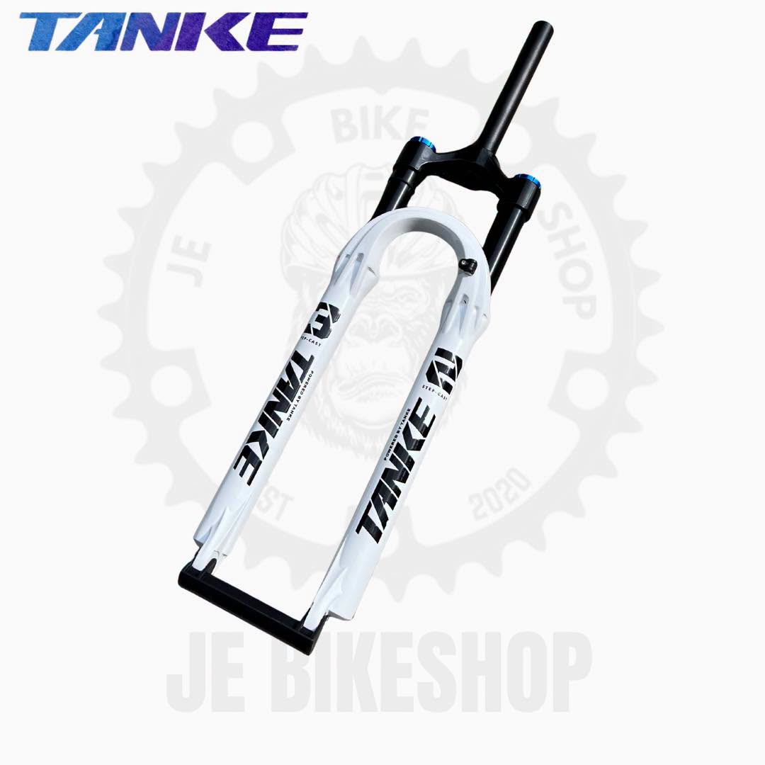 TANKE 32 29ER WHITE NON TAPERED QR AIR FORK 120MM TRAVEL