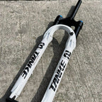 TANKE 32 29ER WHITE NON TAPERED QR AIR FORK 120MM TRAVEL