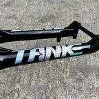 TANKE TF300 BLACK TA BOOST AIR SUSPENSION FORK 27.5 + FITS IN 29ER 80MM TRAVEL