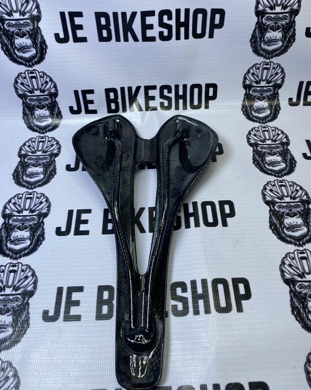 WCS Ritchey carbon saddle for racing and long-distance rides.