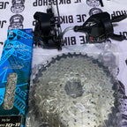 Complete LTWOO A7 10s drivetrain upgrade with 40T Sunshine cassette