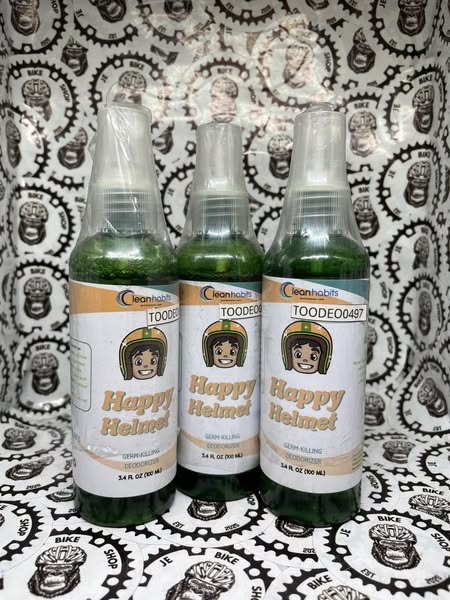 HappyHelmet helmet deodorizer freshener spray.