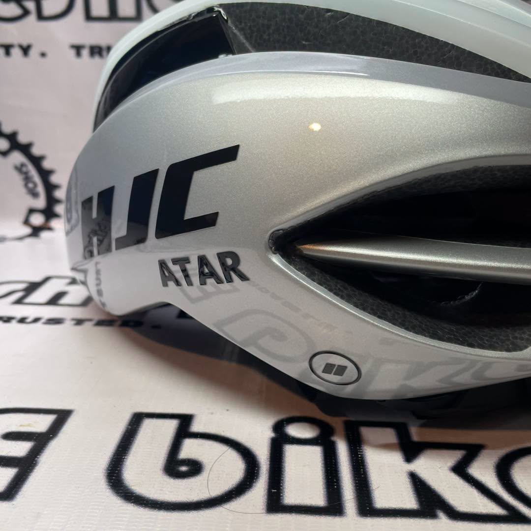 HJC IBEX 54-60CM SILVER WHITE HELMET