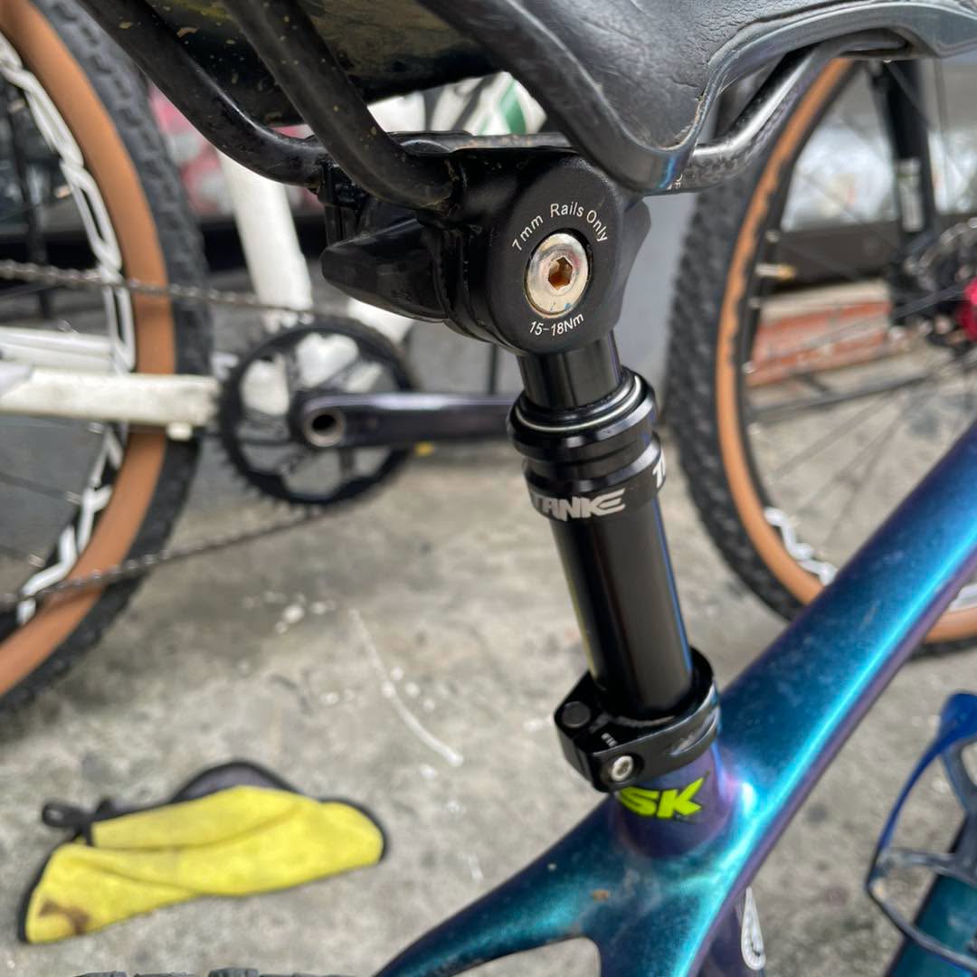 TANKE DROPPER SEATPOST HYDRAULIC W REMOTE   27.2/405 MM 130MM TRAVEL