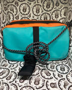 RockBros front bike bag with vibrant colors, large capacity, and easy portability.