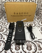 Rechargeable front bike light 250 lumens, rubberized, water-resistant, Type-C.