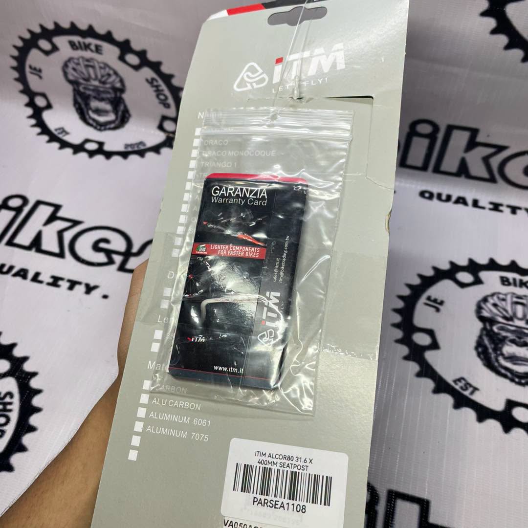 ITM ALCOR 80 31.6 X 400 MM W SETBACK SEATPOST