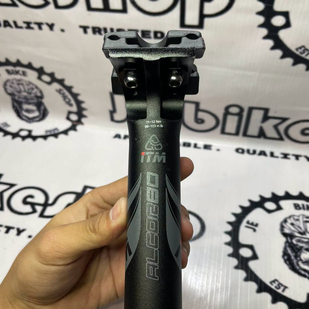 ITM ALCOR 80 31.6 X 400 MM W SETBACK SEATPOST