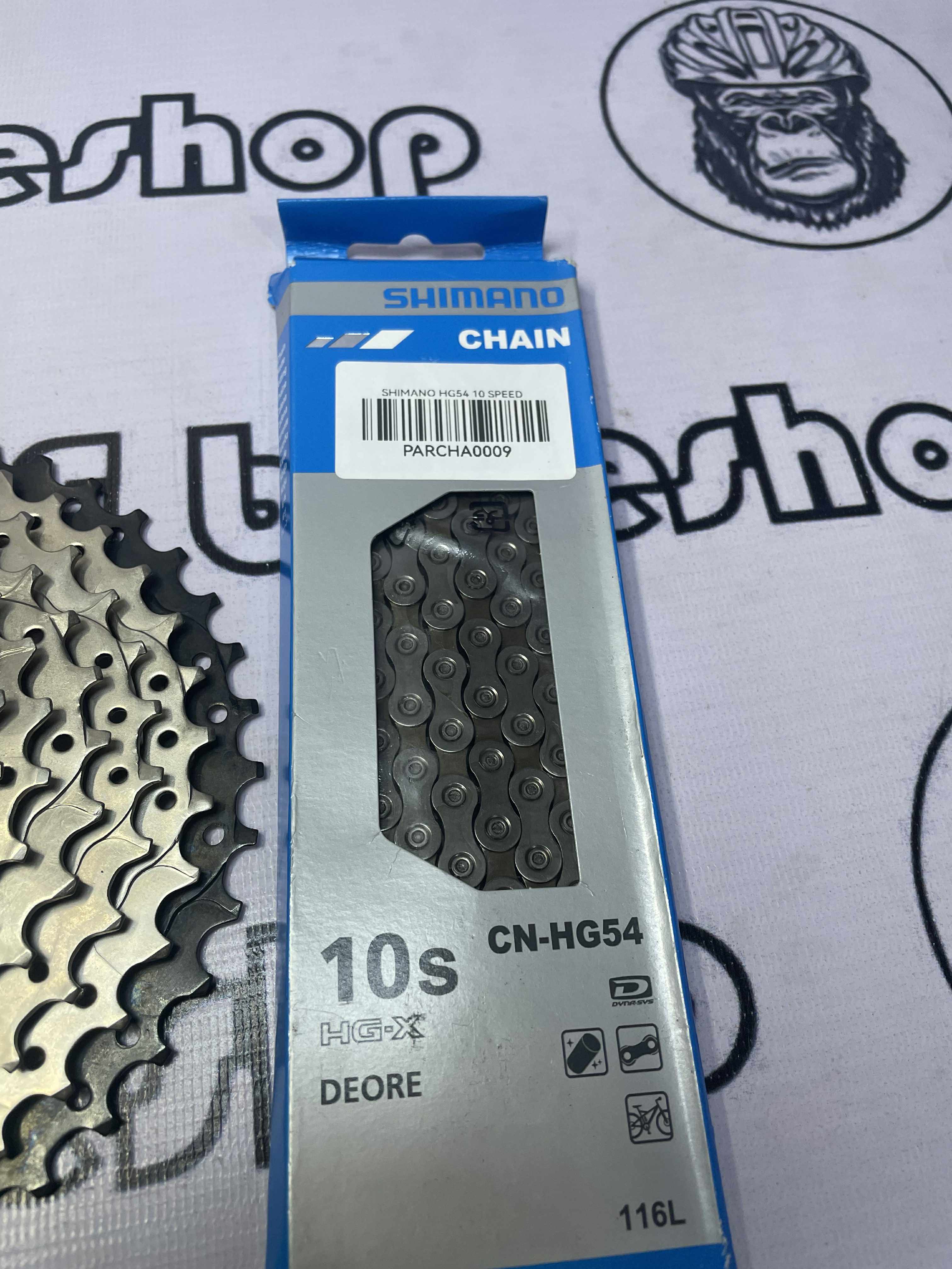 SHIMANO DEORE M4120 10s UPKIT WITH 40T COGS AND SHIMANO CN-HG54 CHAIN