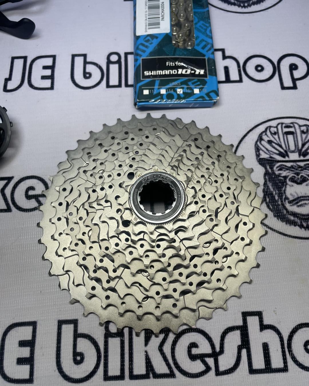 SHIMANO DEORE M4120 W SHIMANO CHAIN & M4100 COGS 11-42T 10S UPKIT
