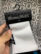 SUPASOX WHITE CYCLING SOCKS