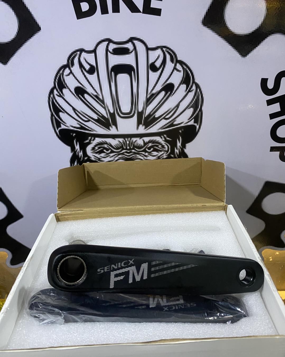 Senicx 36T Goldix chainring crankset with bottom bracket