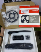 Senicx complete crankset 32T and 36T Goldix GXP SR chainring