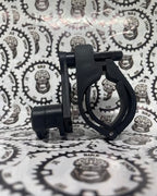 Clamp mount chain guide for mountain bikes, durable and lightweight.