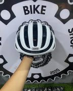 ABUS Airbreaker cycling helmet in white.