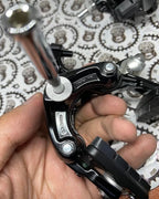 Original Shimano R7000 105 caliper brake set for road bikes.
