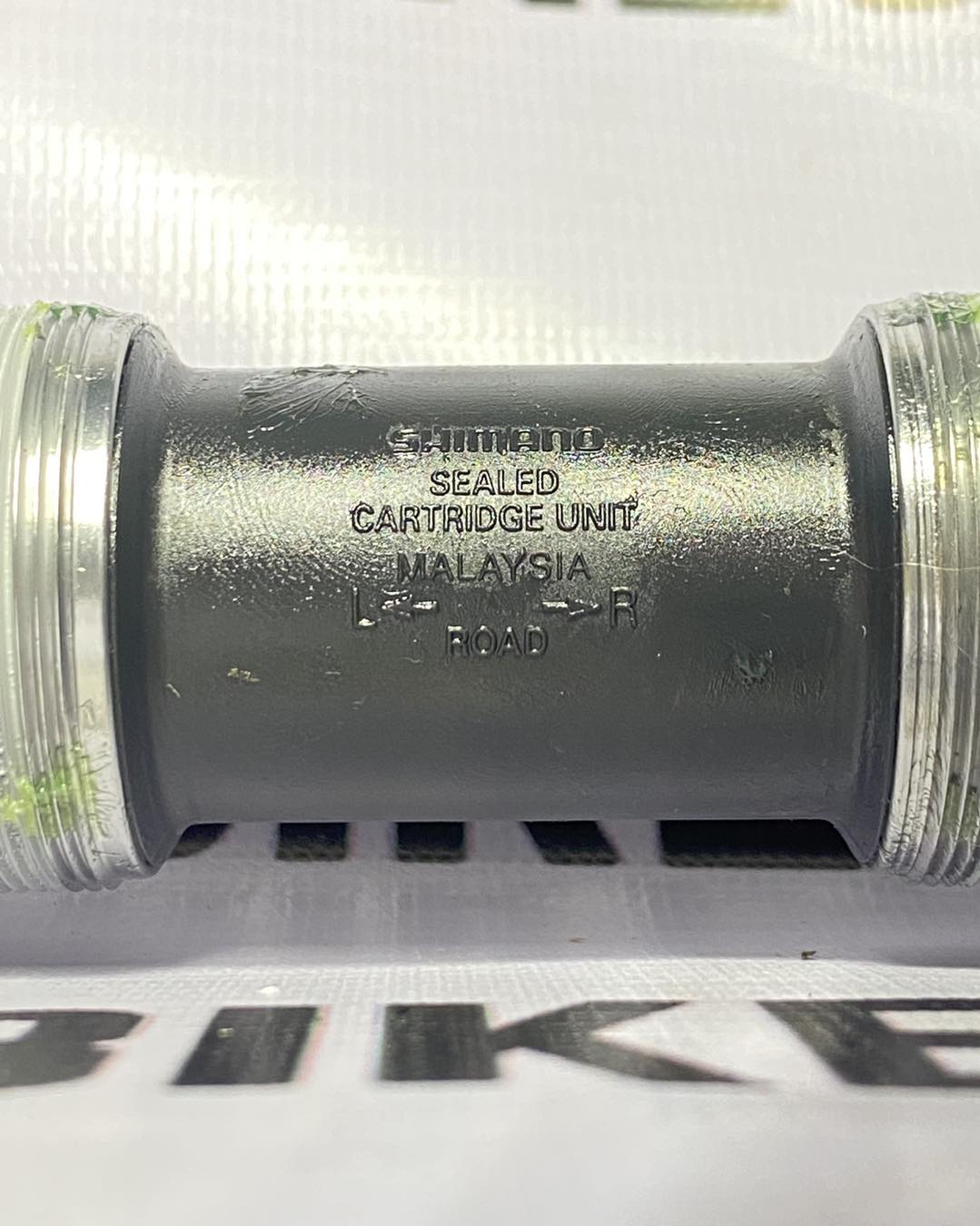 Shimano BB-RS501 Hollowtech bottom bracket upgrade.