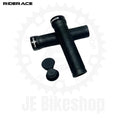 RIDERACE RUBBER HANDLE GRIP BLACK
