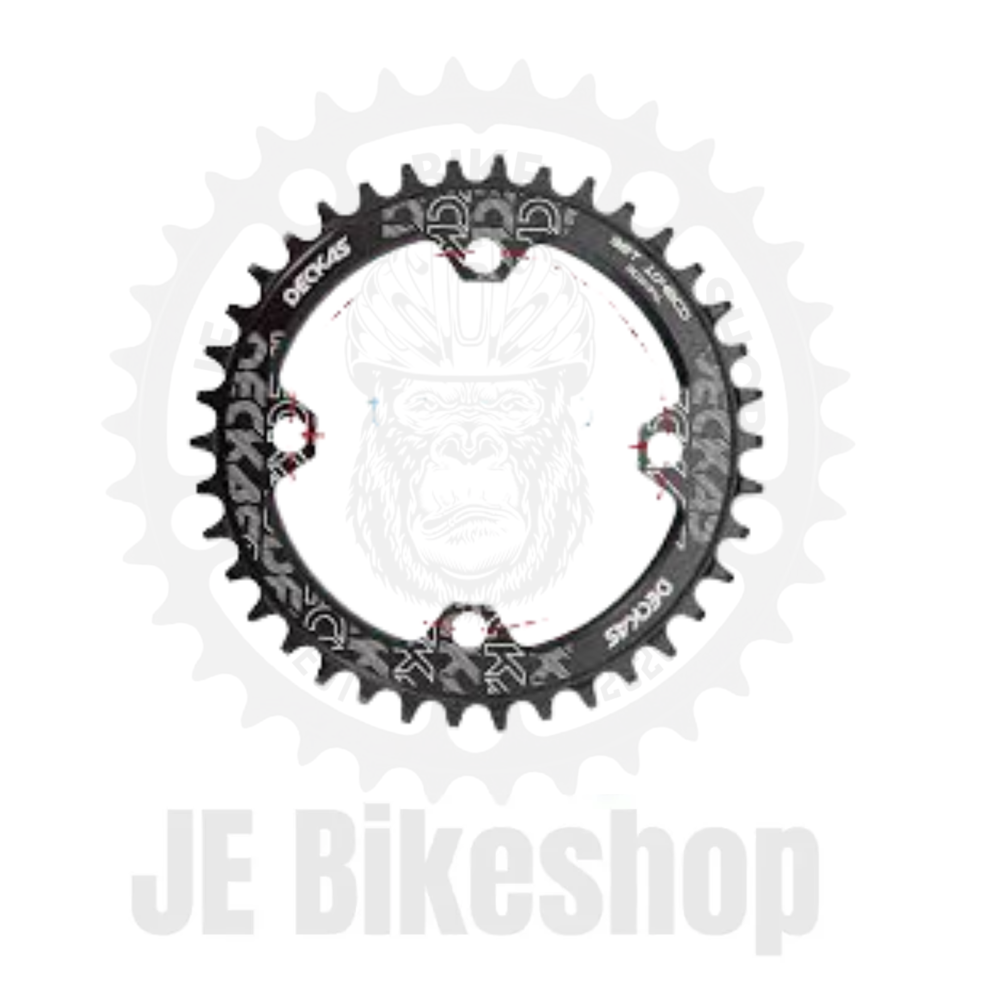DECKAS 104 BCD ROUND NARROW WIDE ALLOY 4 BOLTS 34 T CIRCLE CHAINRING