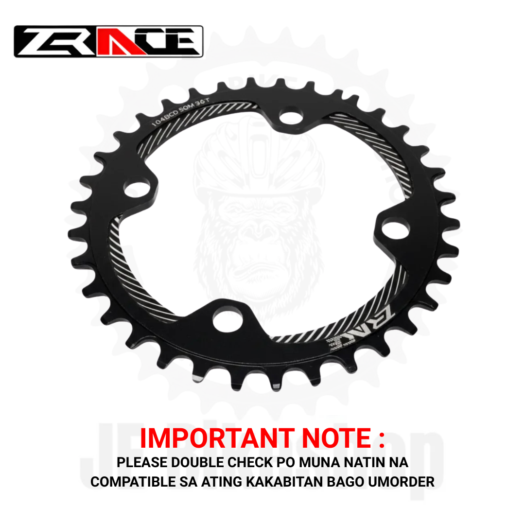 104 BCD MTB NARROWIDE CHAINRING ALUMINUM