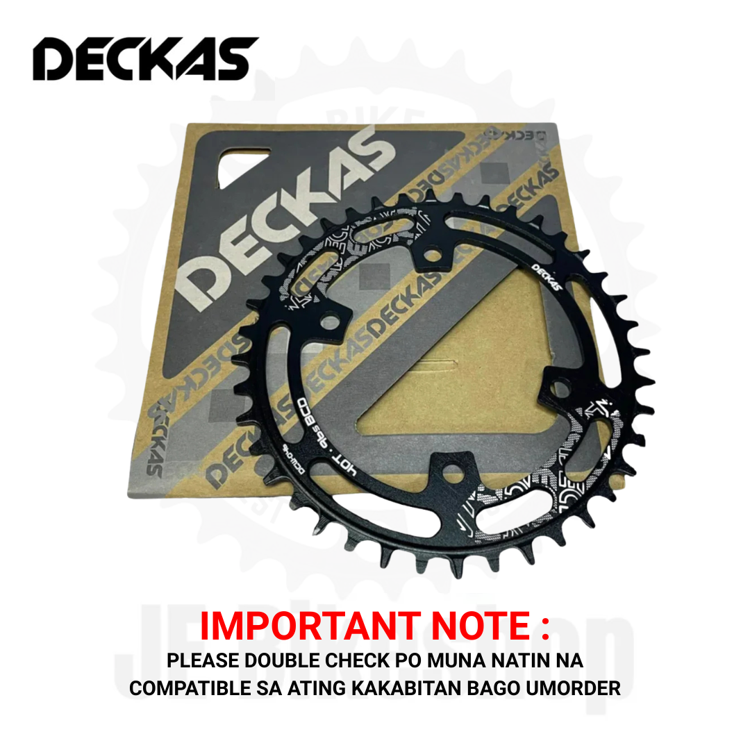 DECKAS ROUND 40T CHAINRING 96 SH / BCD