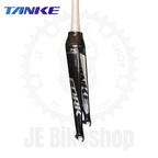 TANKE 27.5 GLOSSY BLACK ALUMINUM THRU AXLE RIGID FORK