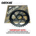 SHIMANO DIRECT DECKAS 32, 34, 36 38T AND GOLDIX 42T NARROW WIDE CHAINRING
