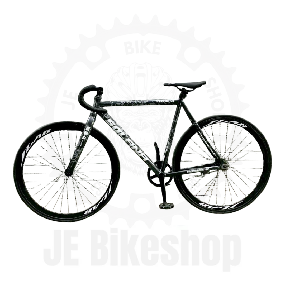 SOLANA FIXIE/SINGLE SPEED WHOLE BIKE ALLOY •TEAM EDITION GRAY